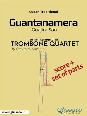 cover image of Guantanamera--Trombone Quartet Score & Parts